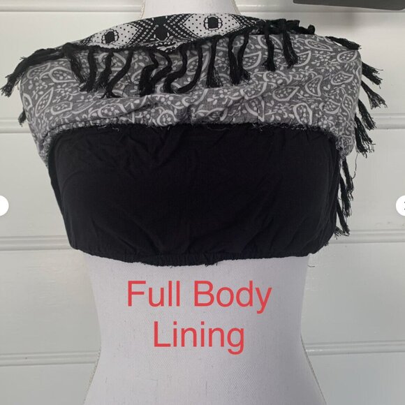 Paisley Print Bandanna Boho Crop Halter Top by PS Erin Wasson | PacSun | Medium - Picture 8 of 10